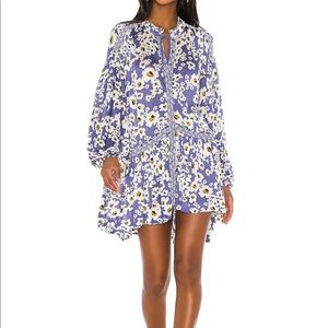 Free people Love Letter Tunic in Blue